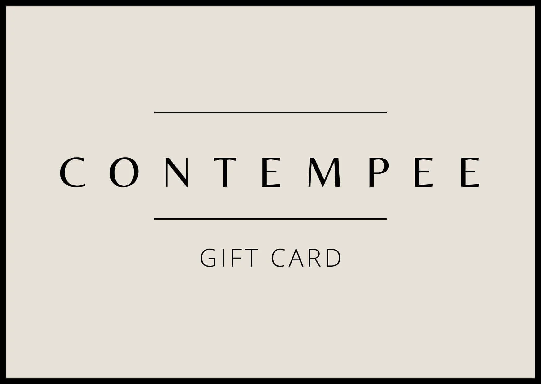 Contempee Gift Card