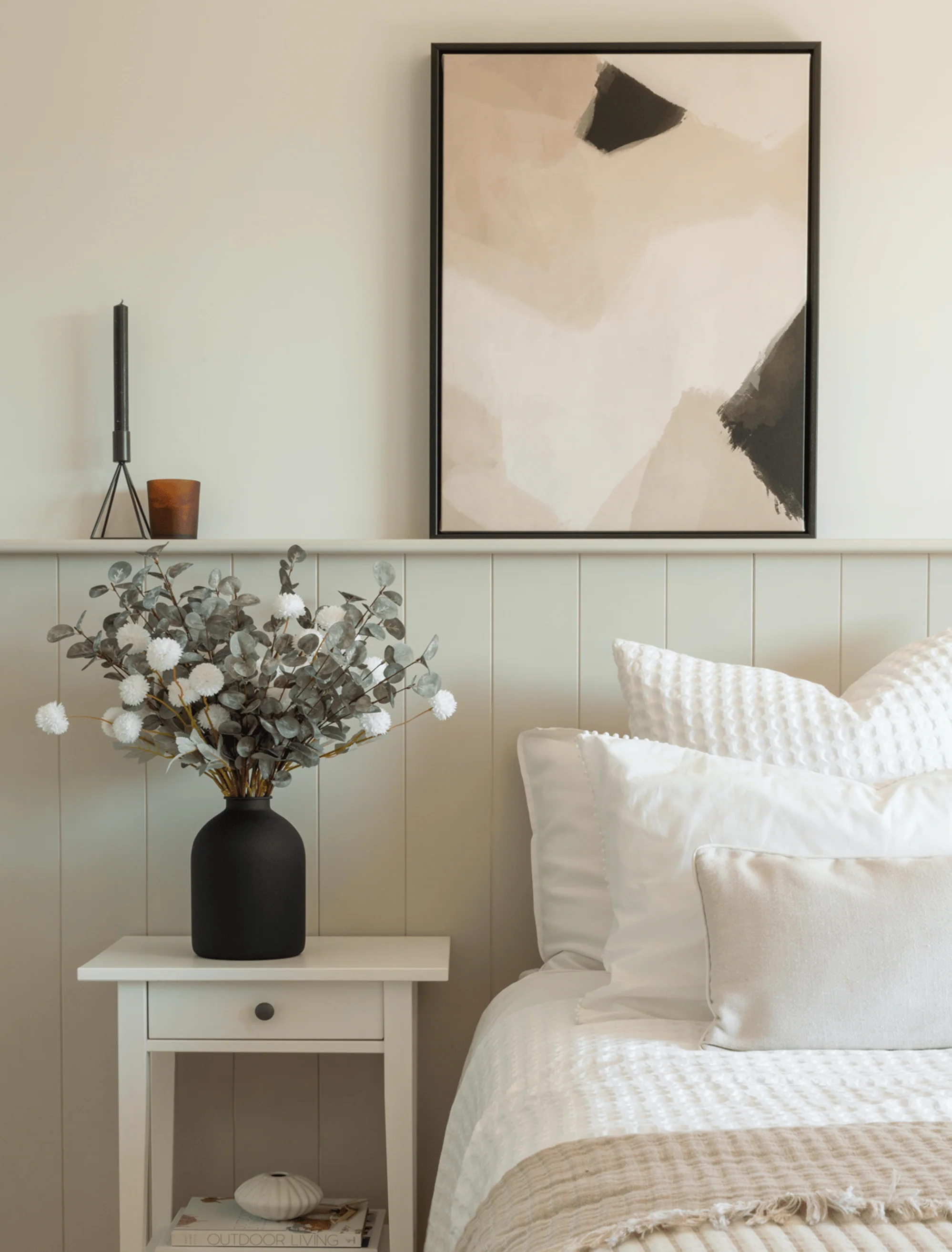 Faux Arrangement - White & Green - Image 7